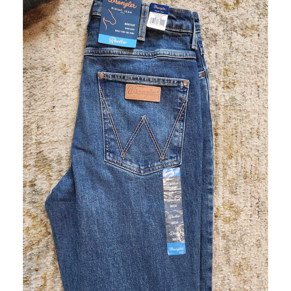 Wrangler Women's Bootcut Riding Jeans Denim NWT 30 x 34